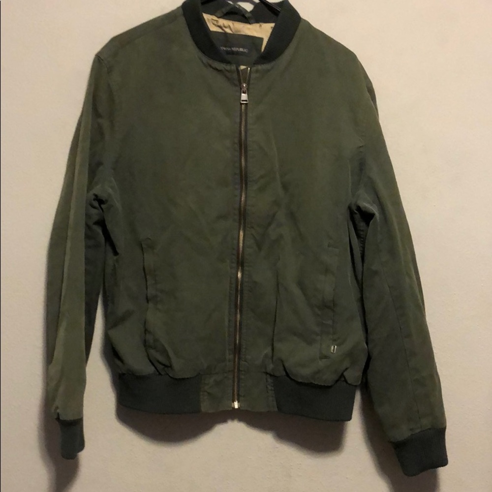 Green banana republic jacket vintage worn